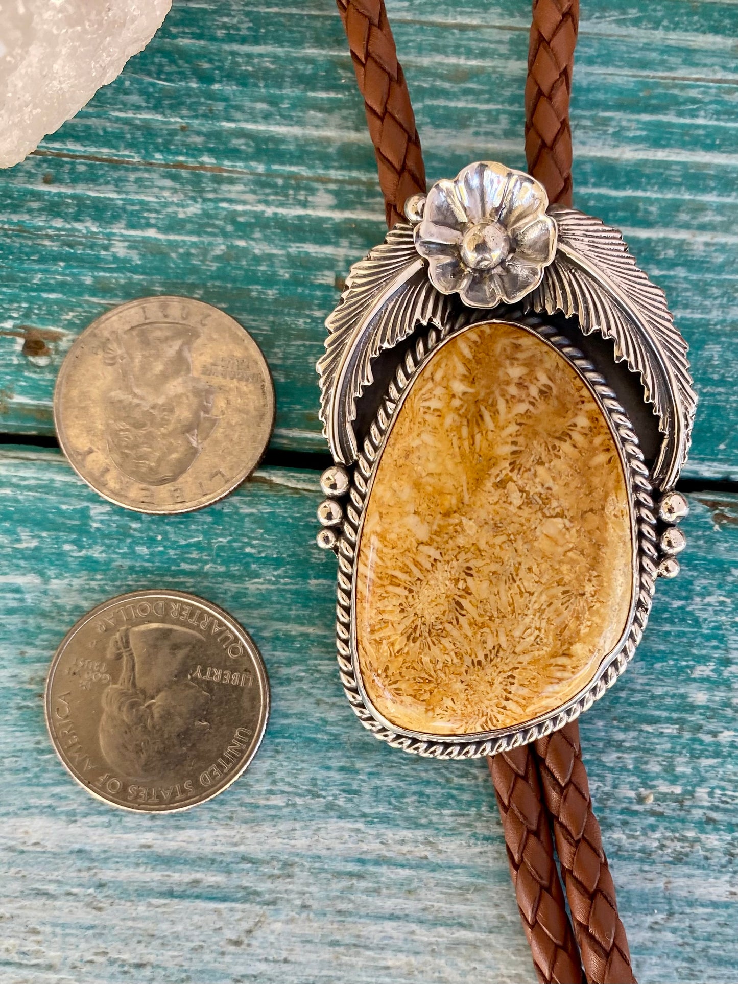 Men’s Coral Bolo Tie