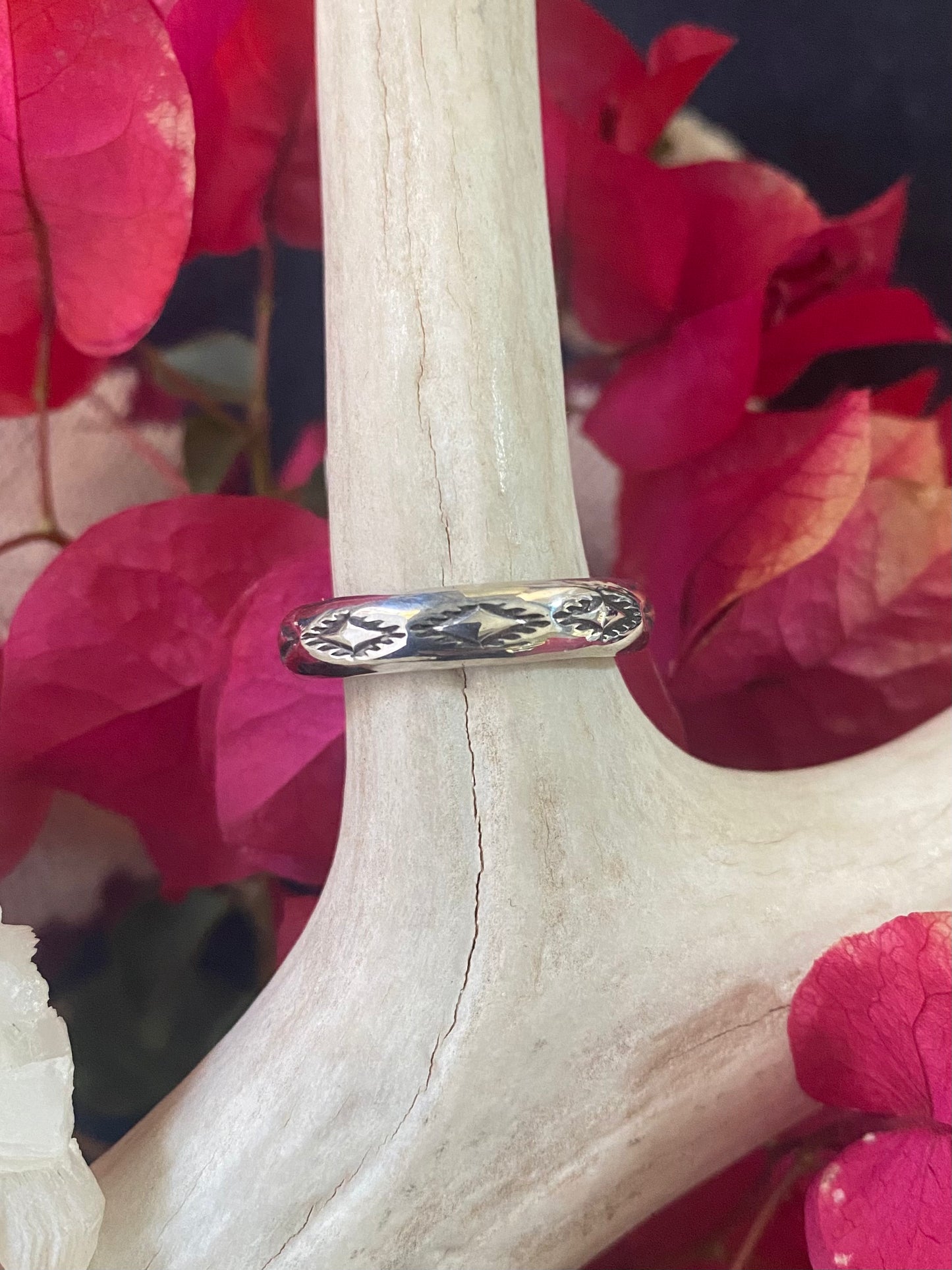 Men’s Inlay Cactus Ring