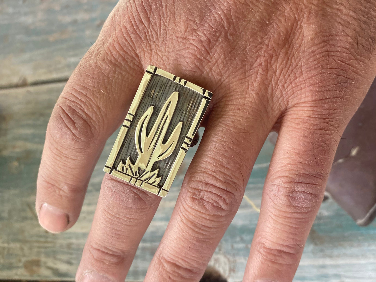 Men’s Cactus Ring