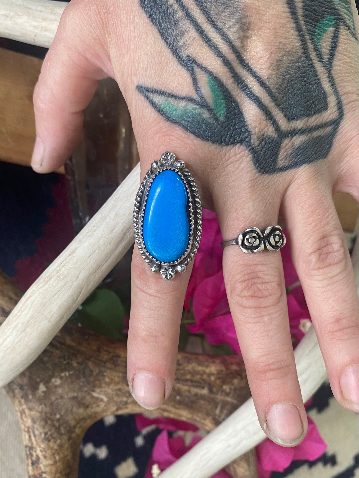 Sleeping Beauty Statement Ring