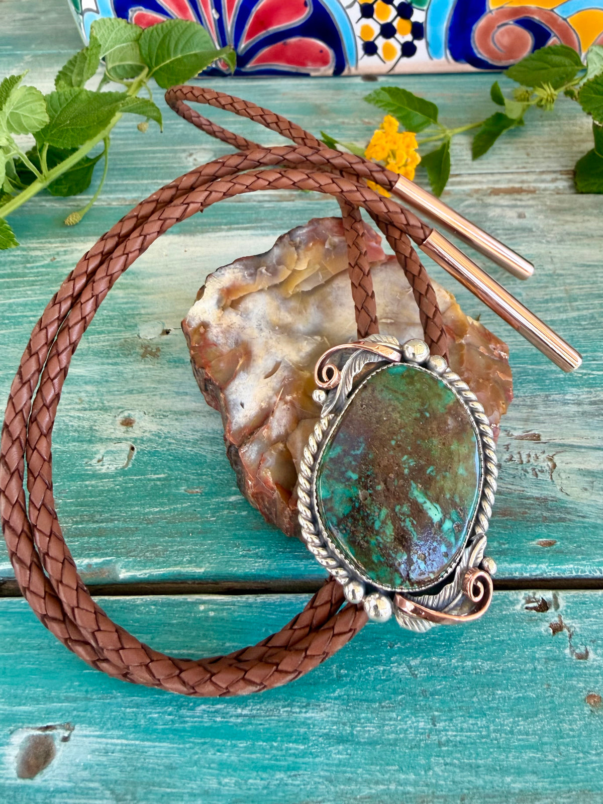 Men’s Bisbee Turquoise Bolo Tie