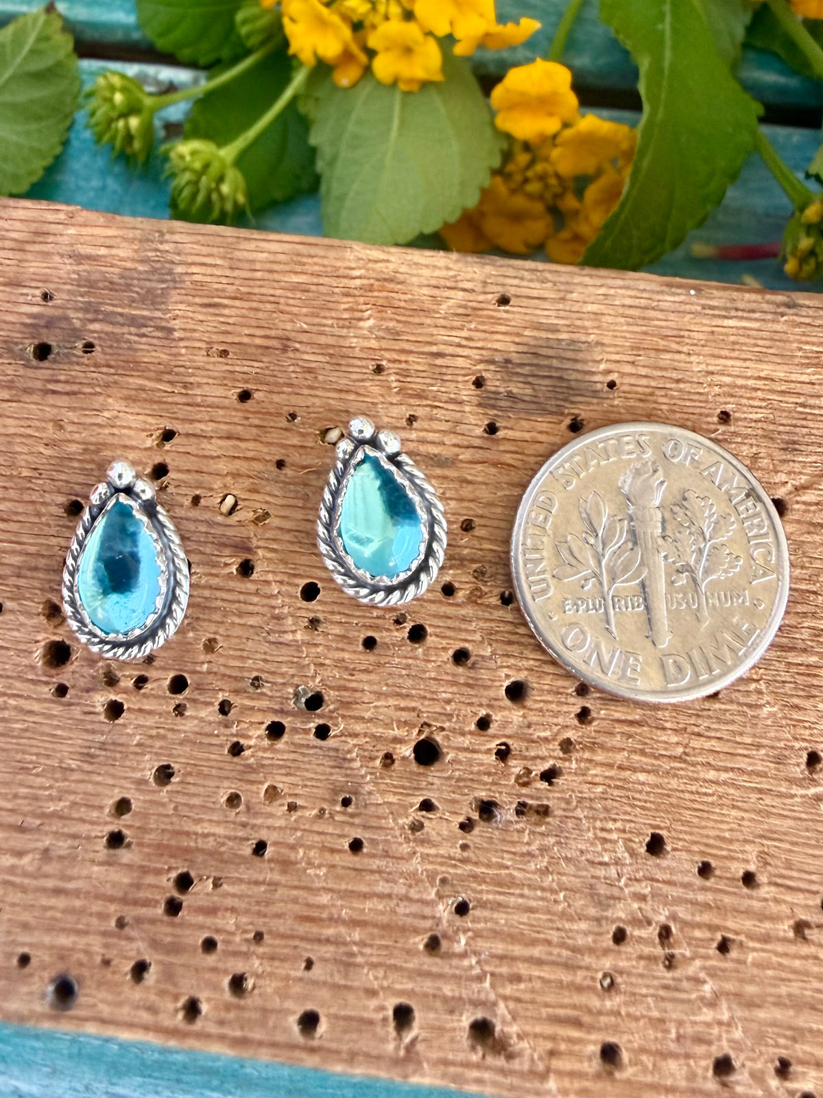 Gemstone Stud Earrings
