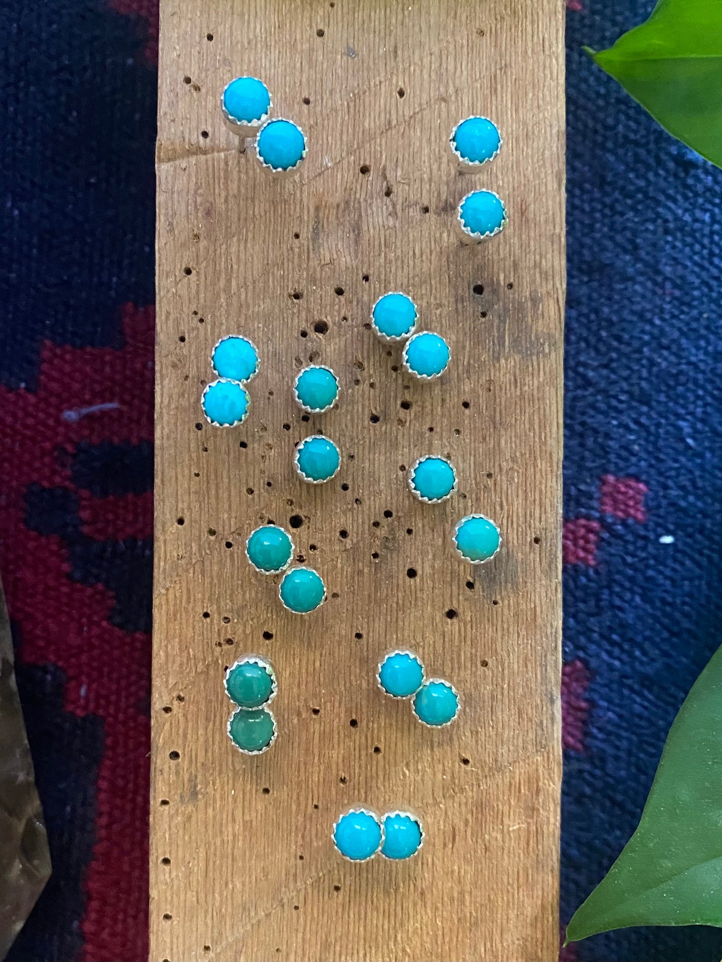 Small Turquoise Stud Earrings