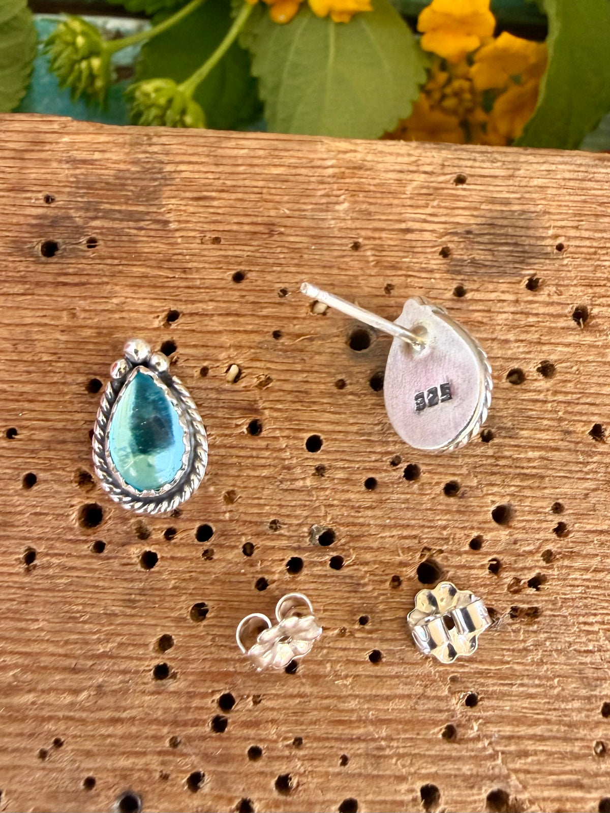 Gemstone Stud Earrings