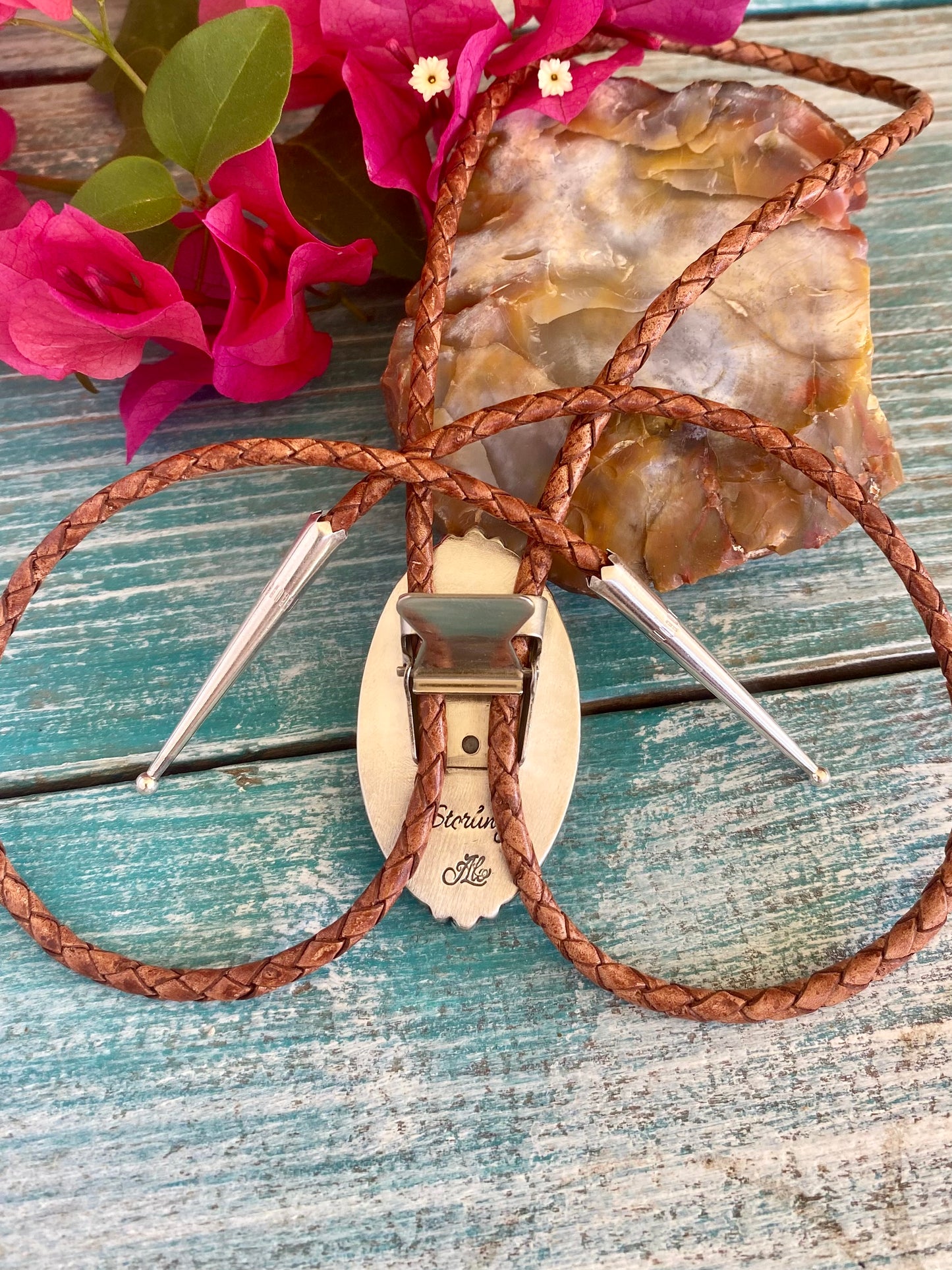 Woman’s Jasper Bolo Necklace
