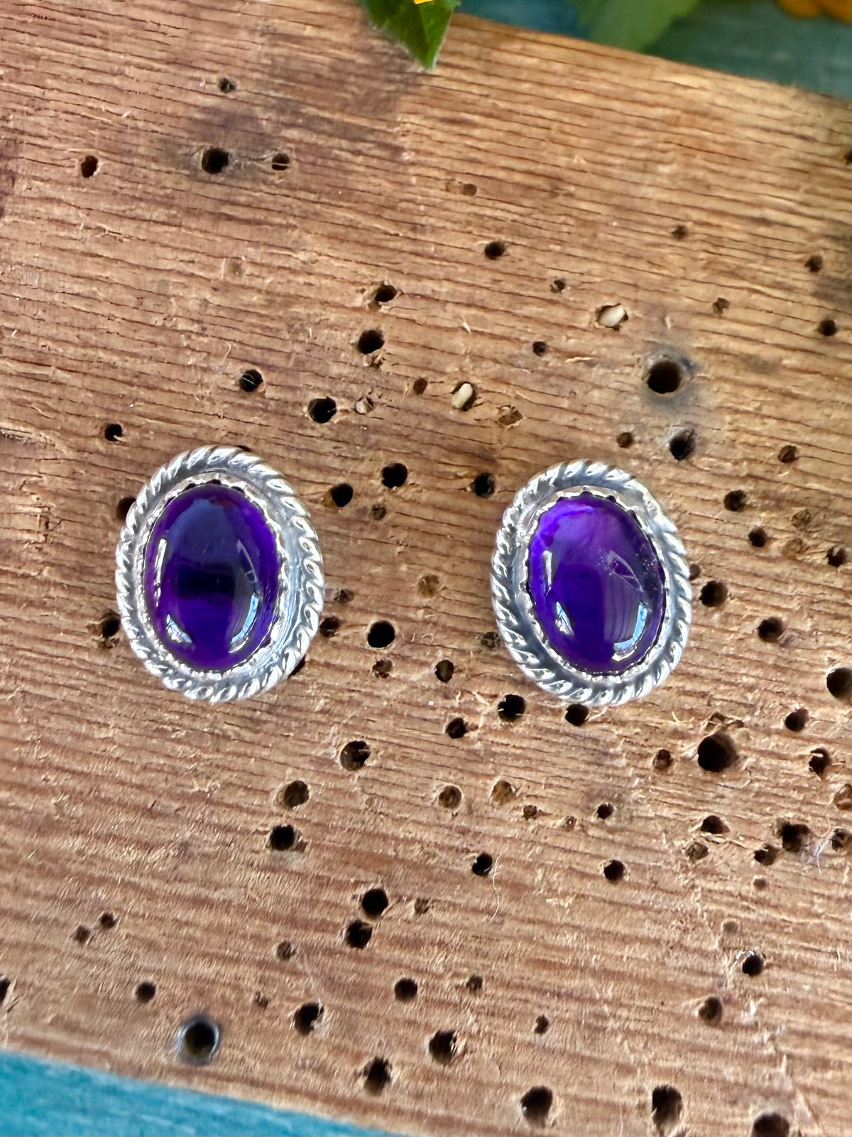 Gemstone Stud Earrings