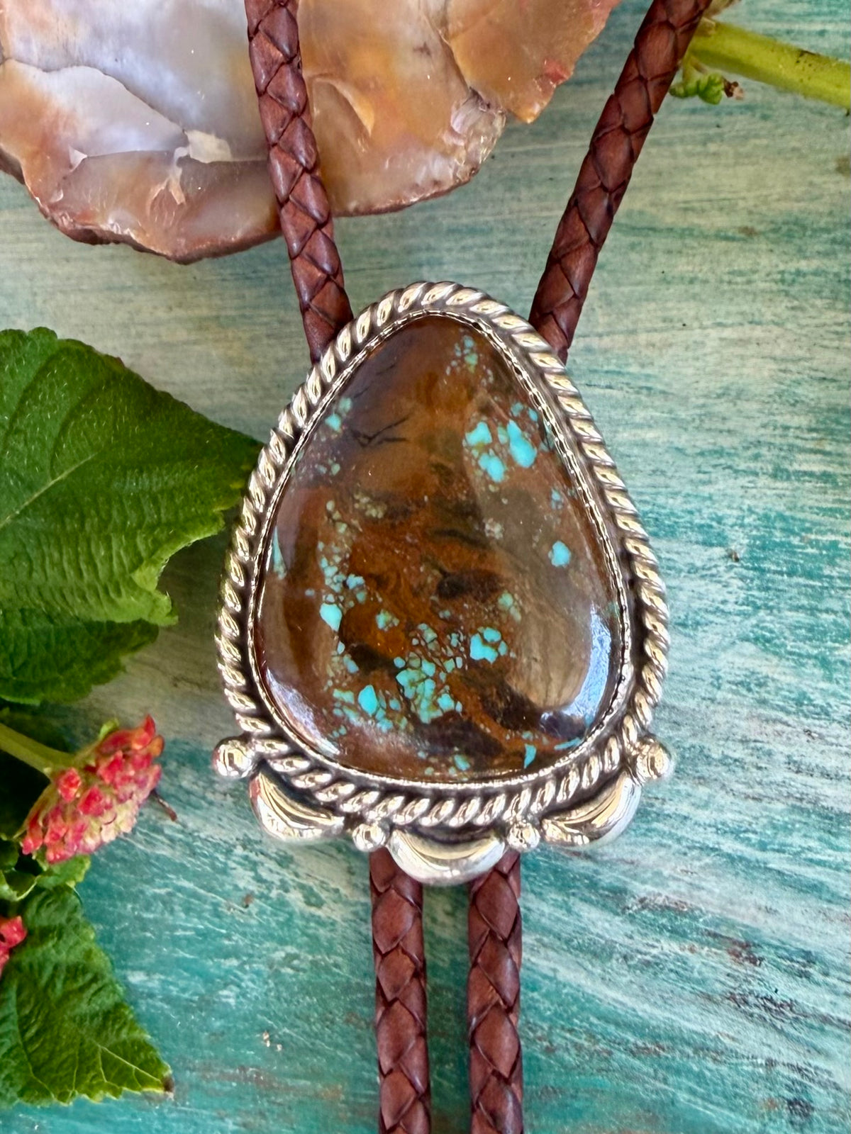 Women’s Bisbee Turquoise Bolo Necklace