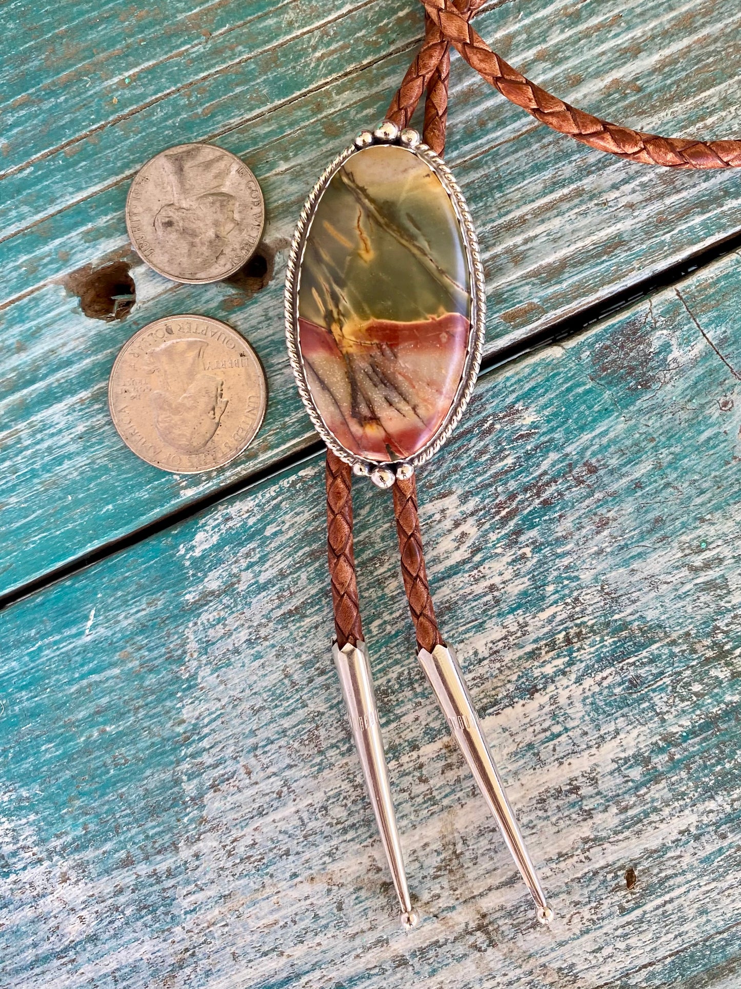 Woman’s Jasper Bolo Necklace