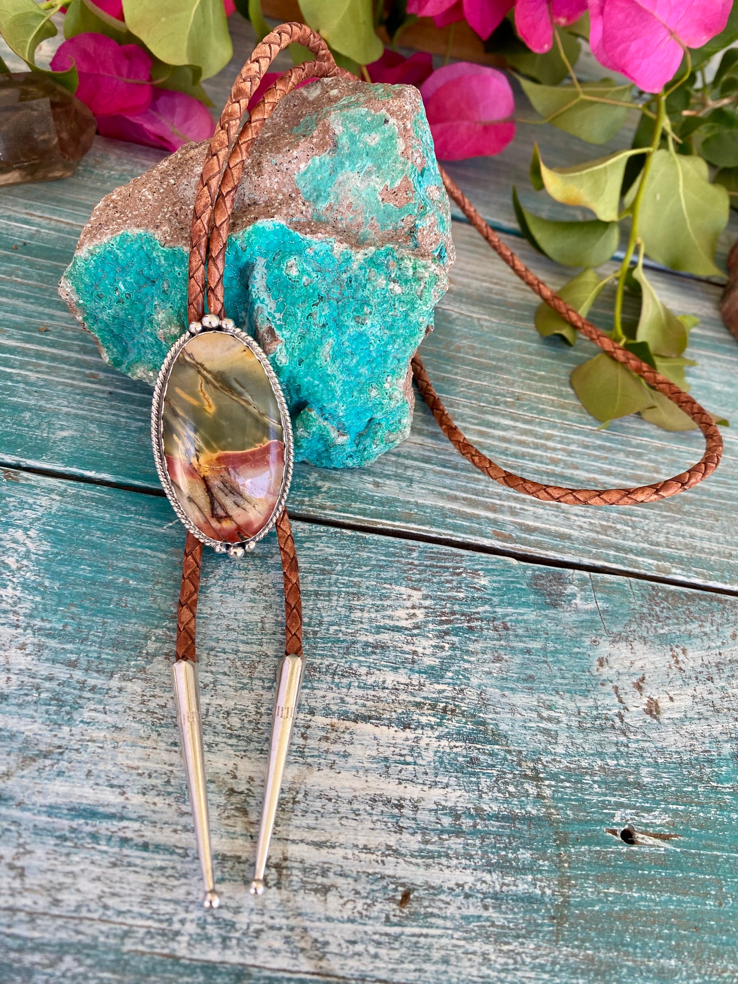 Woman’s Jasper Bolo Necklace