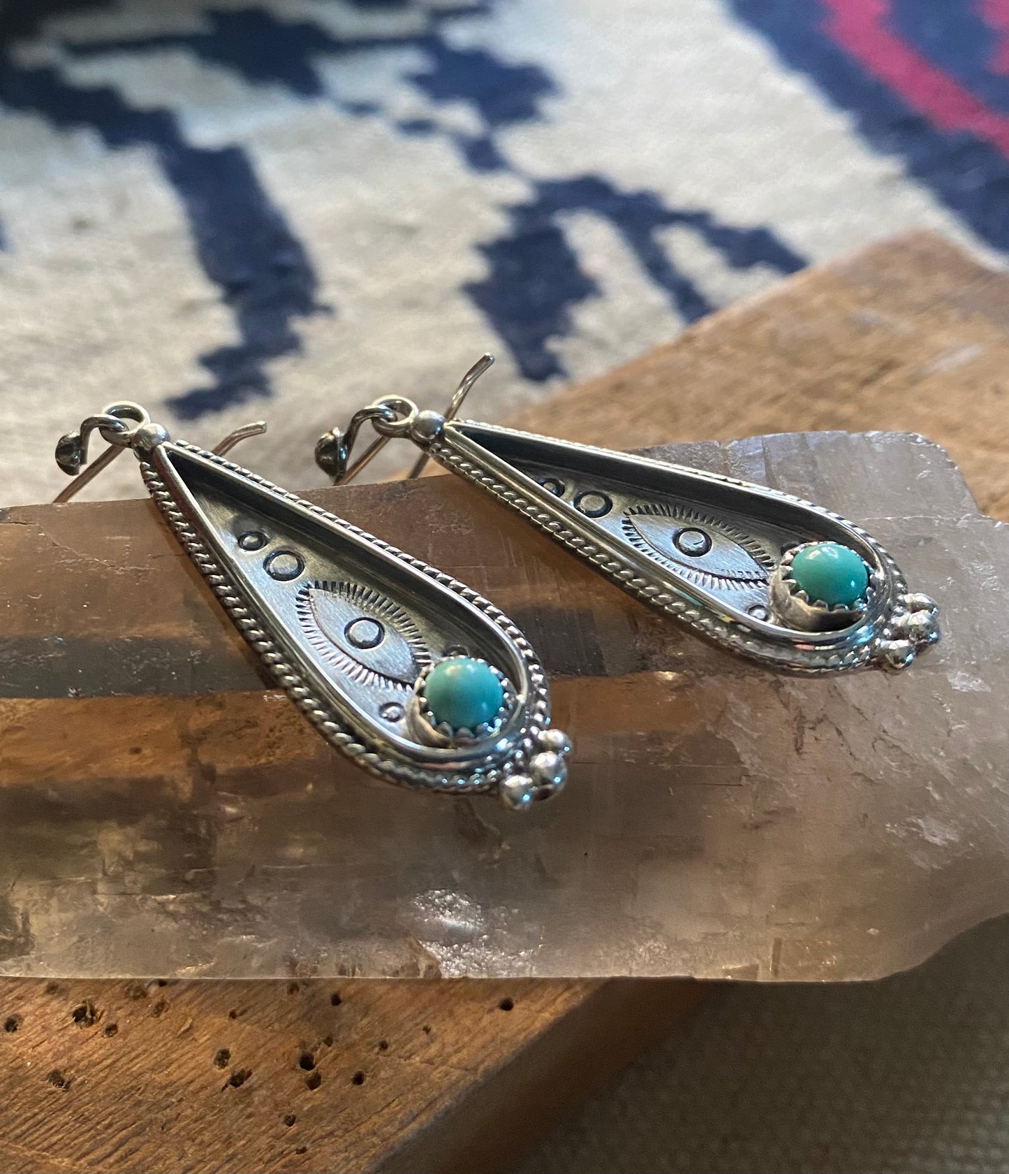 Shadow Box Dangle Earrings