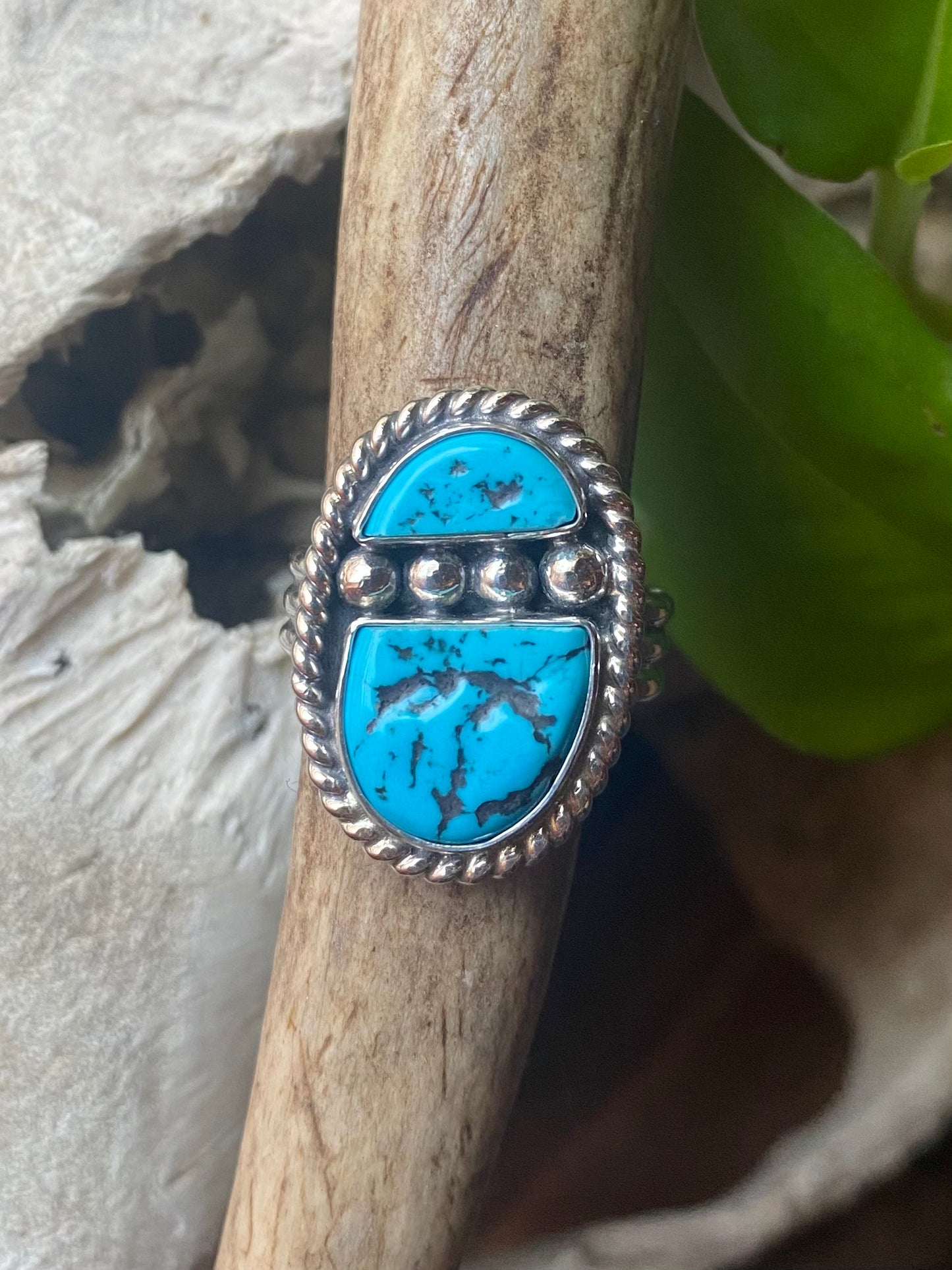 Turquoise and Silver Ring