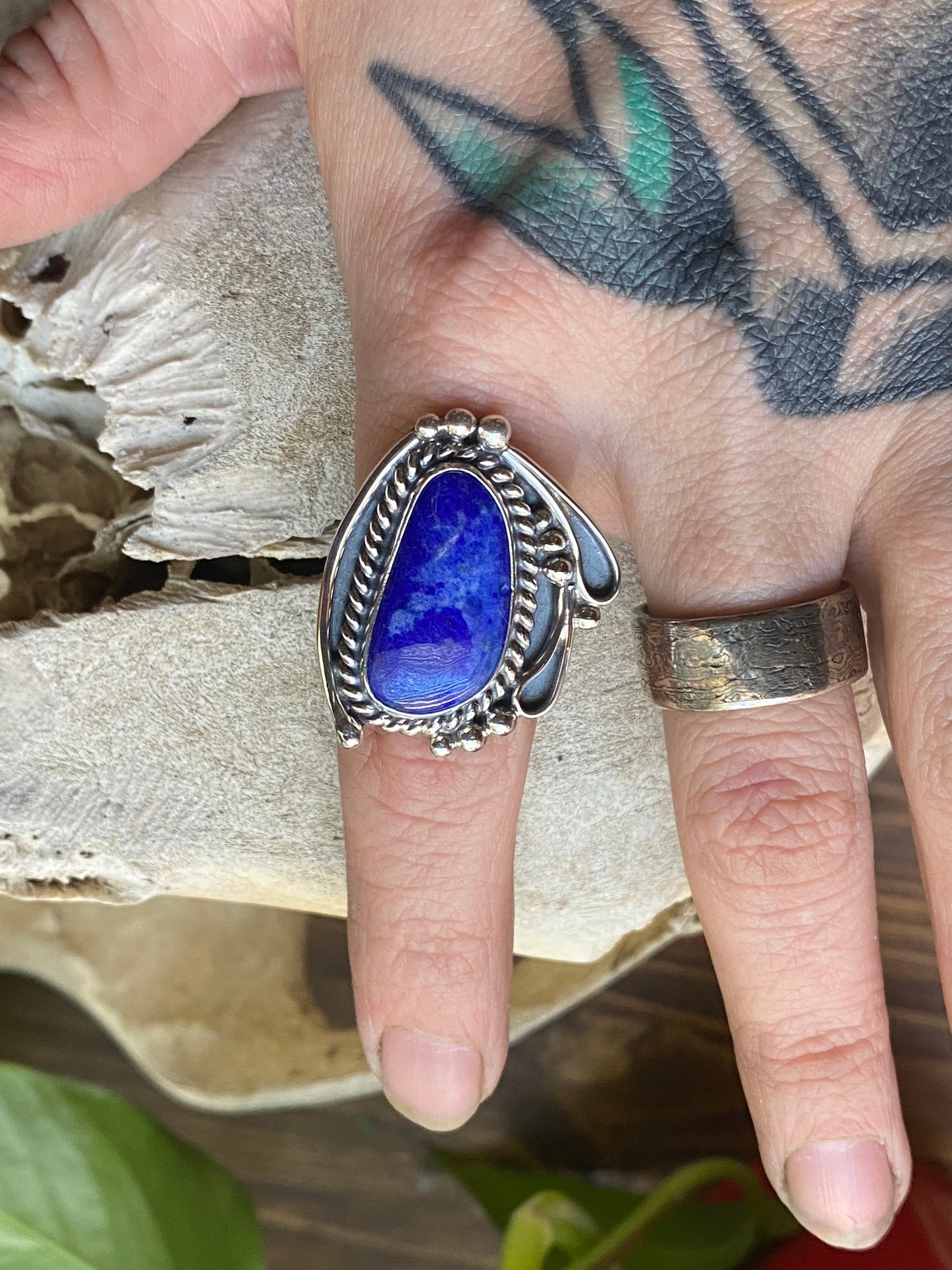 Lapis Lazuli Statement Ring