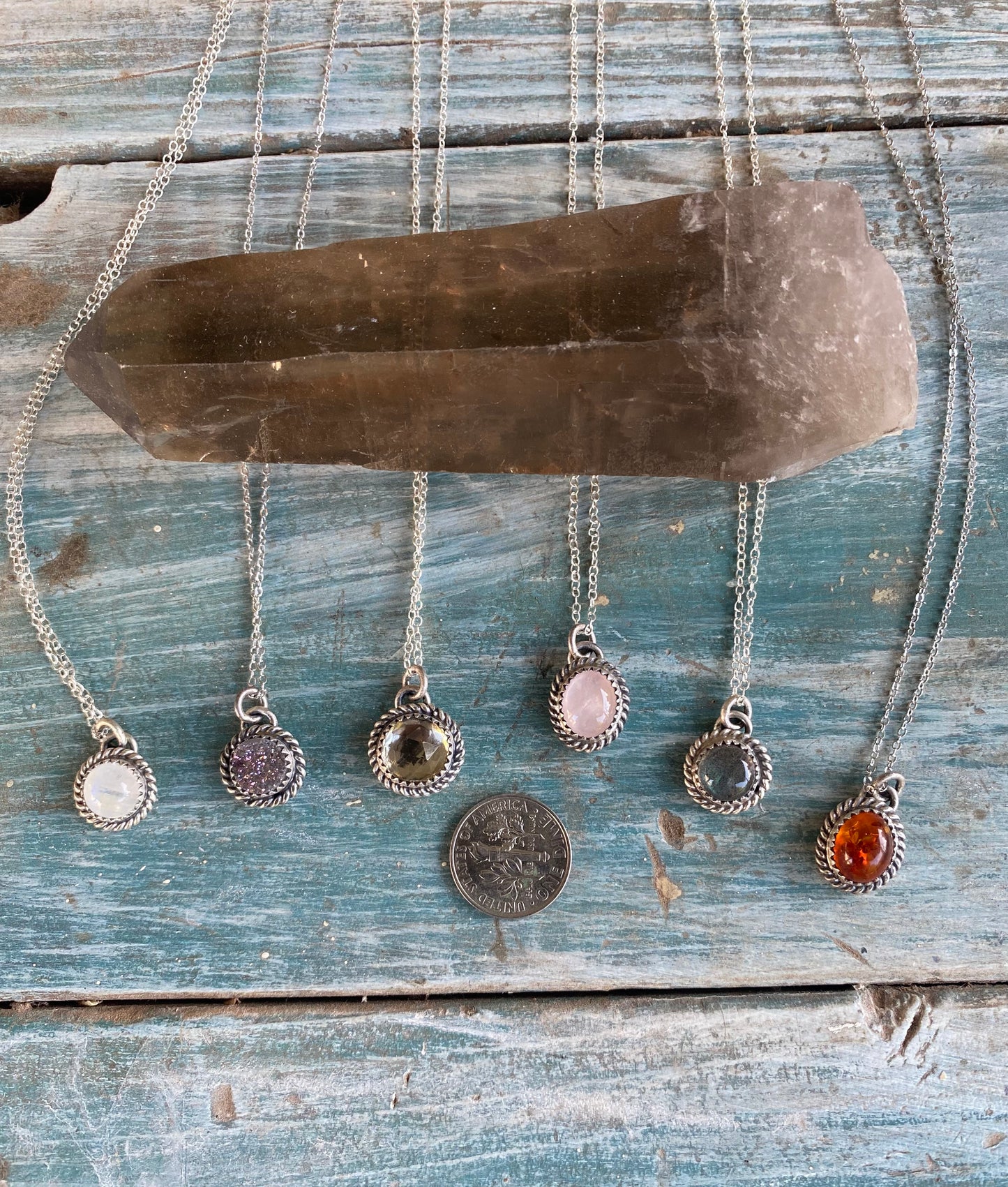 Simple Gemstone Necklaces