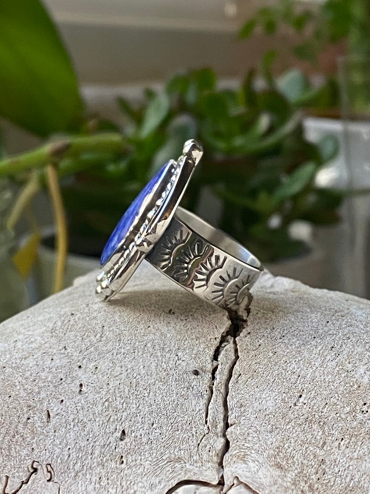 Lapis Lazuli Statement Ring