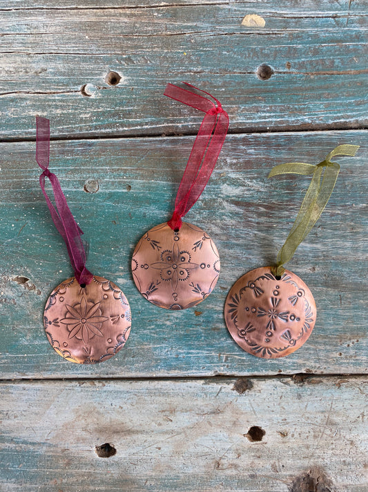 Copper Ornament Set