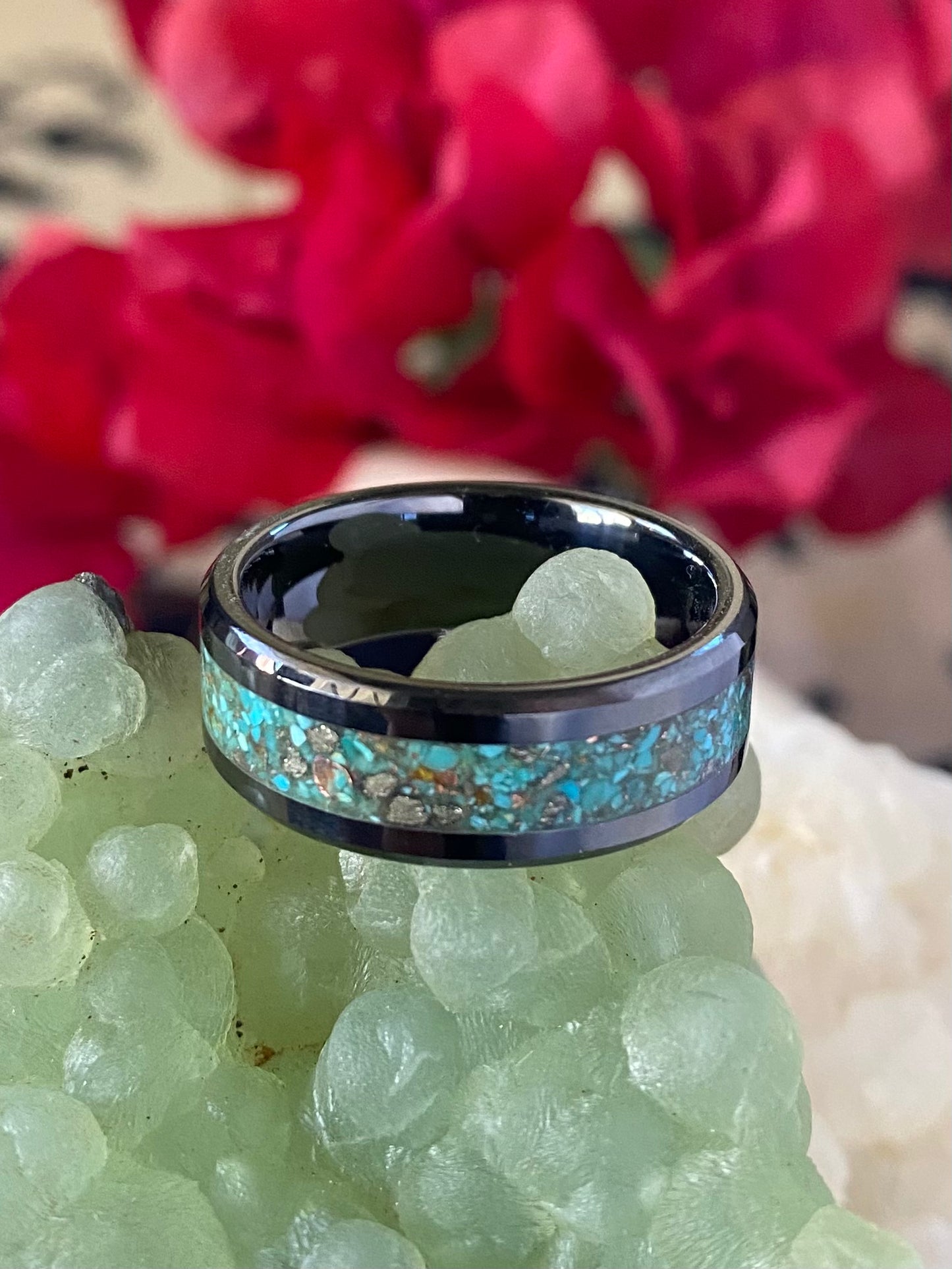 Glow Turquoise Inlay Ring