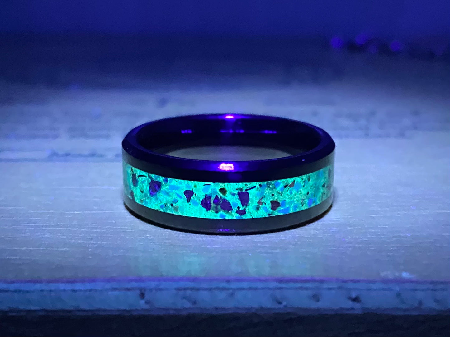 Glow Turquoise Inlay Ring