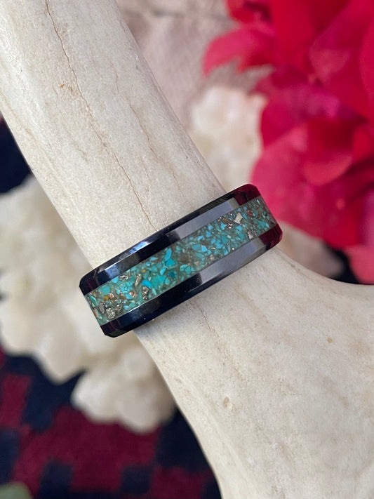 Glow Turquoise Inlay Ring