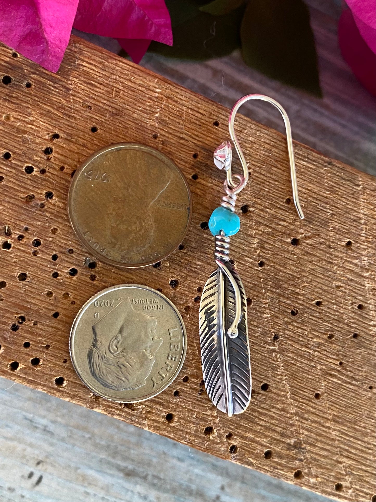 Feather Dangle Earrings