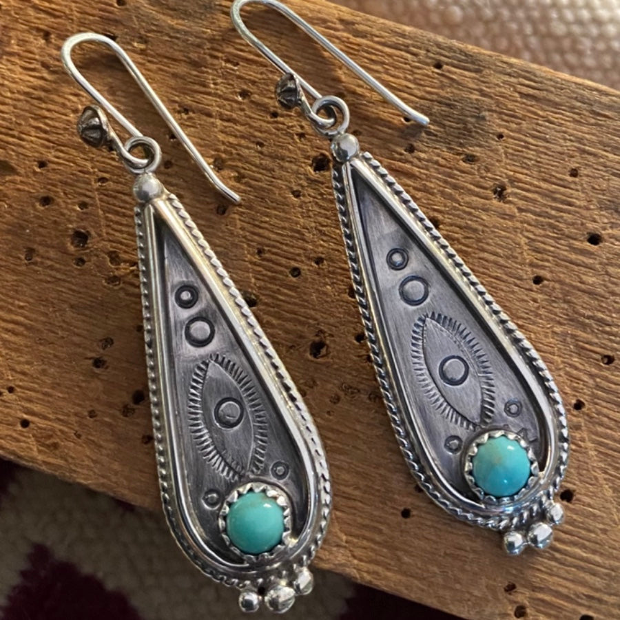 Shadow Box Dangle Earrings