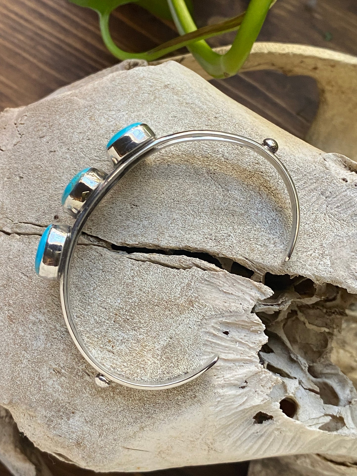 Triple Turquoise Cuff