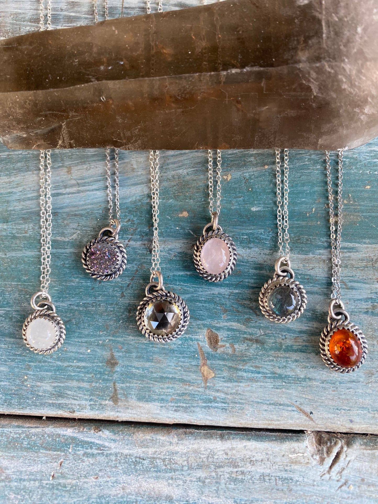 Simple Gemstone Necklaces