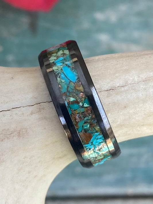 Men’s Turquoise Inlay Ring