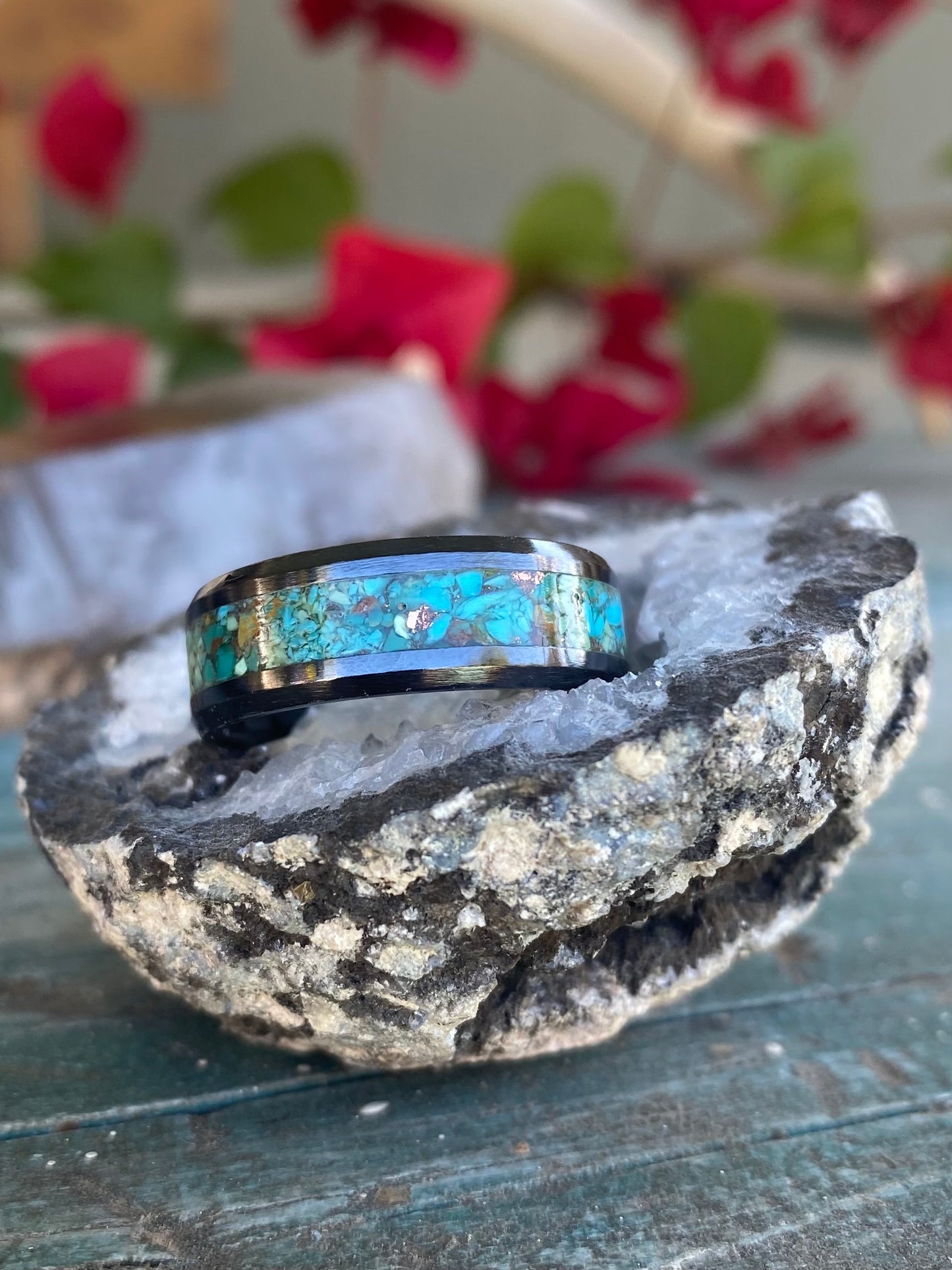 Men’s Turquoise Inlay Ring