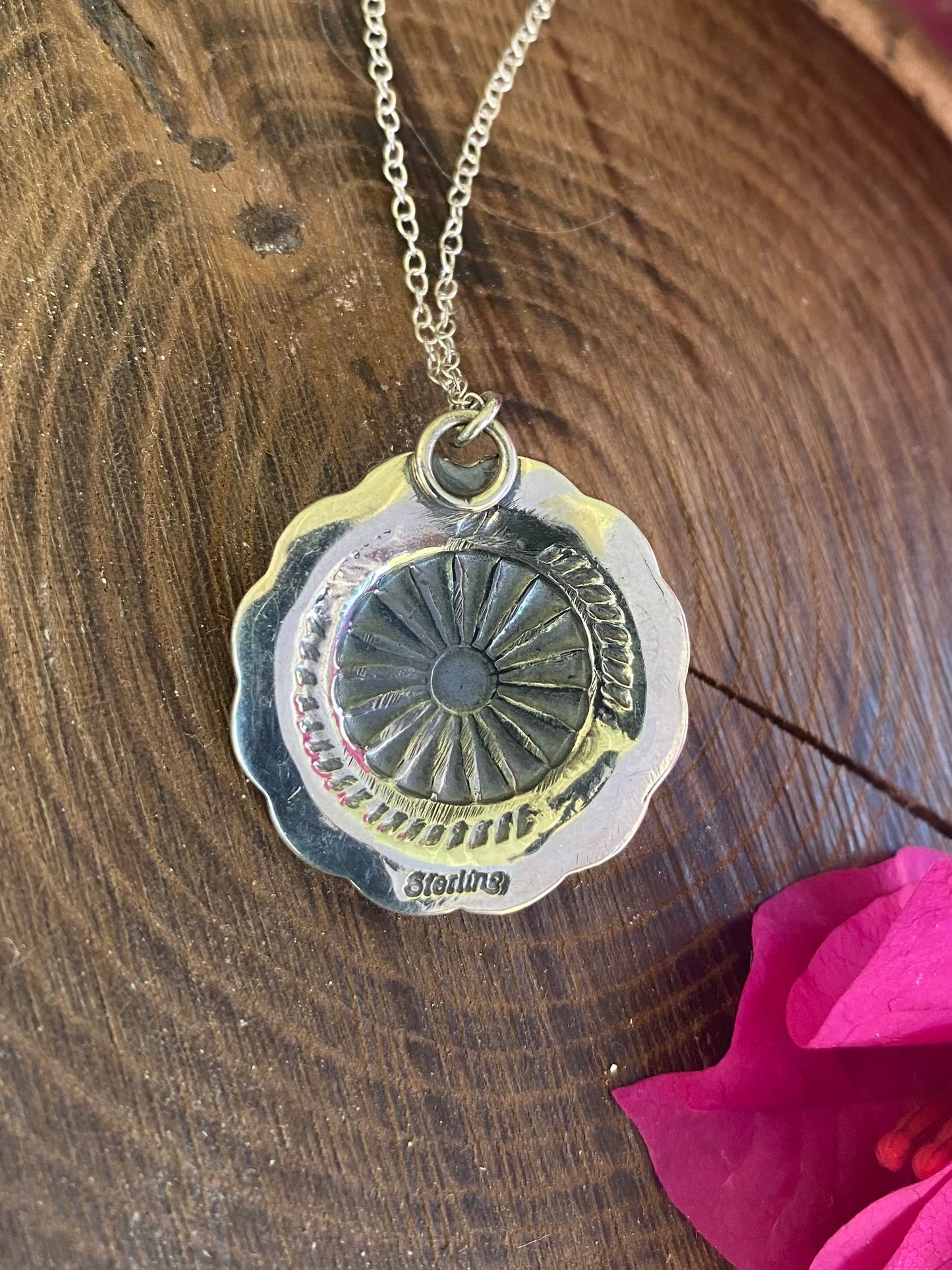 Southwest Patterned Turquoise Necklace