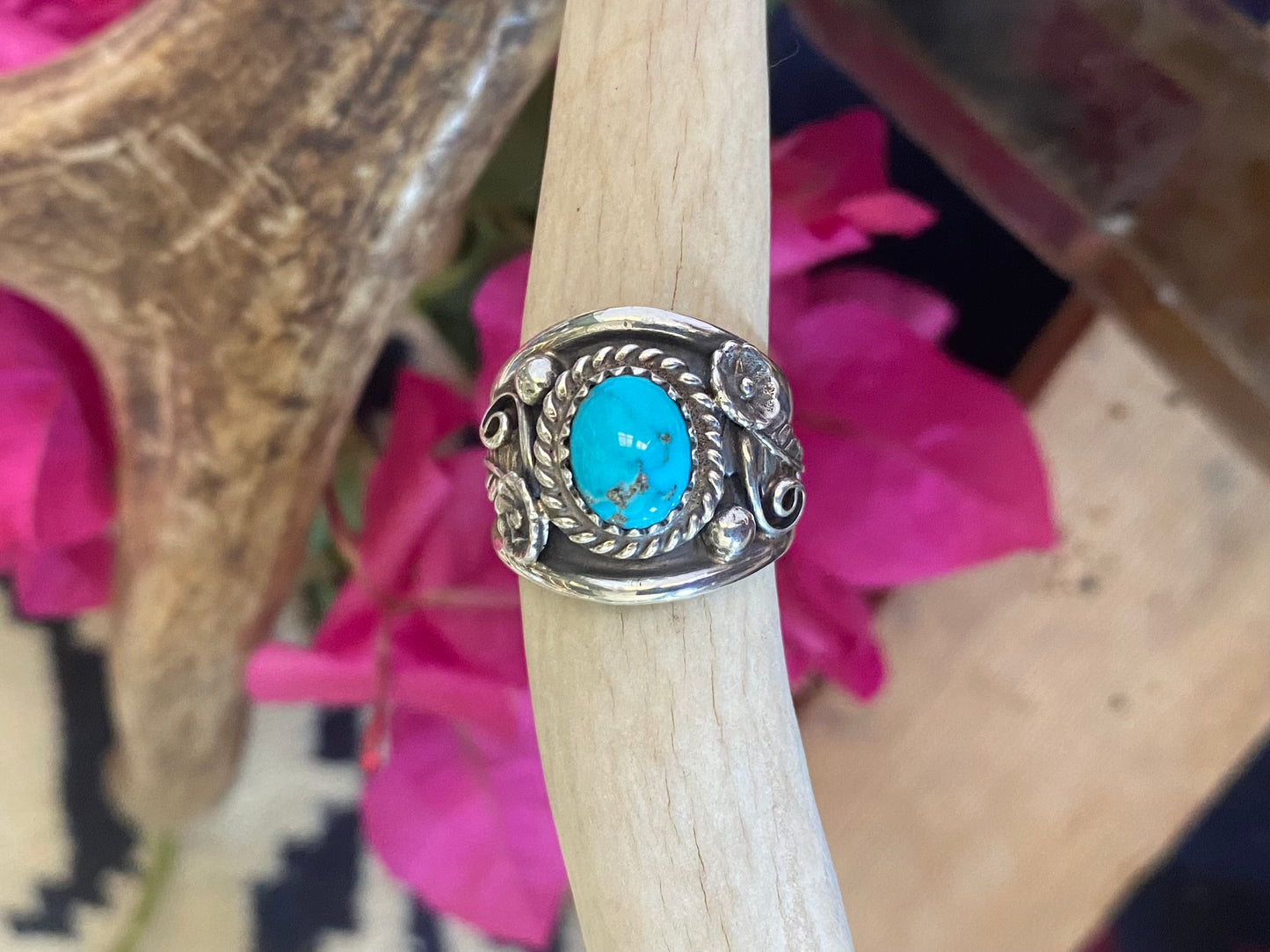 Southwest Turquoise Statement Ring