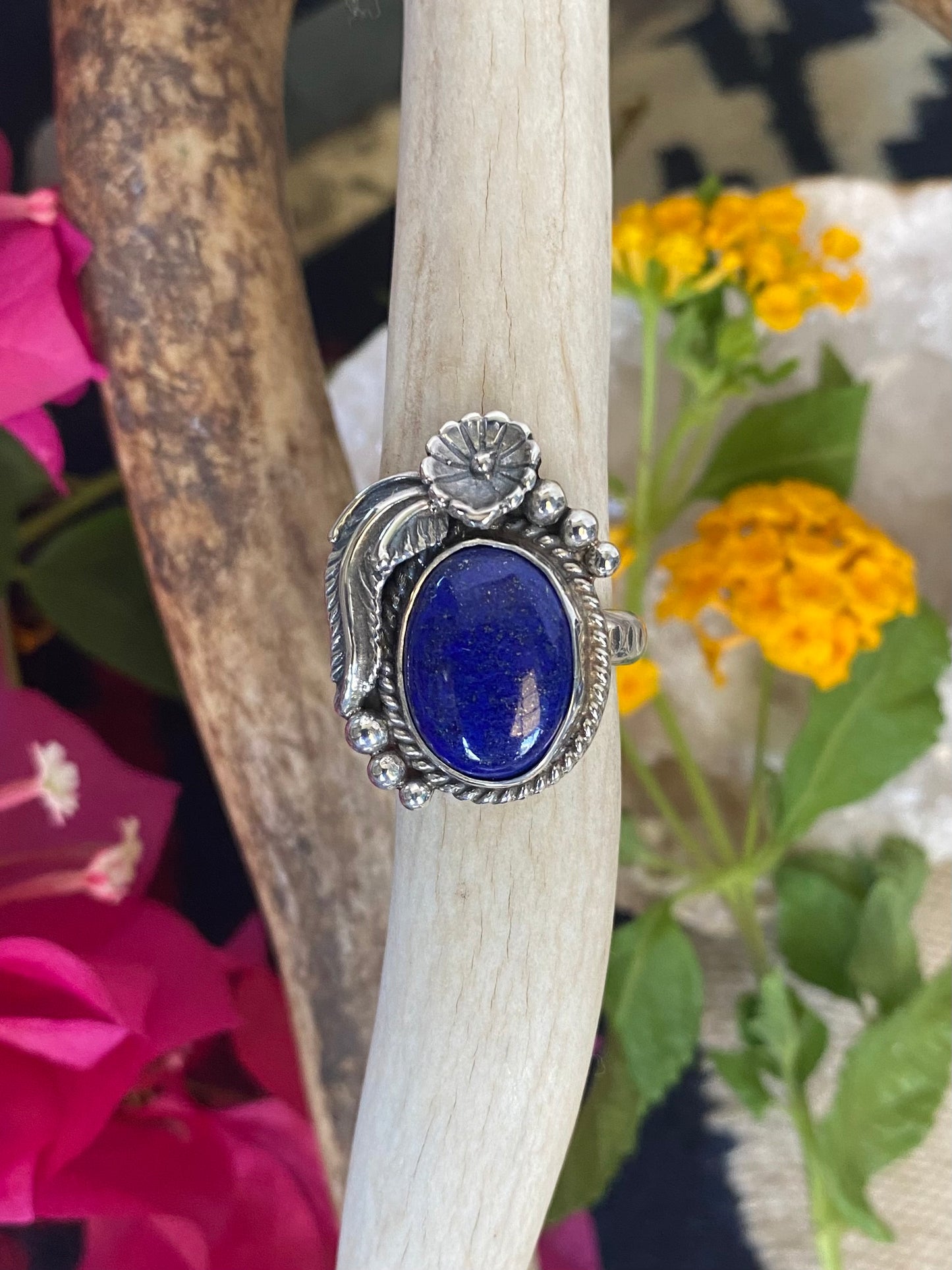 Lapis Lazuli Statement Ring