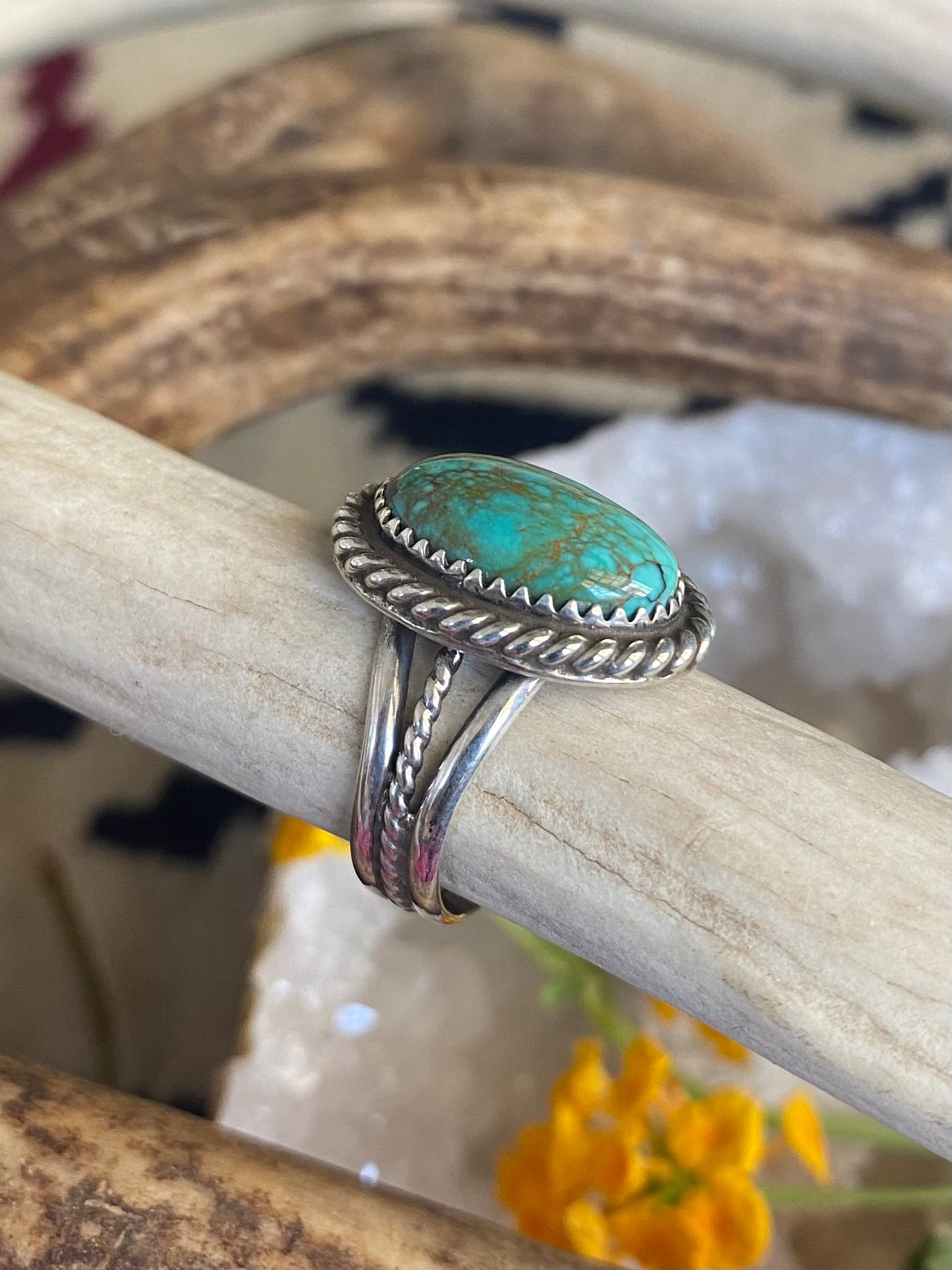 Silver and Turquoise Ring