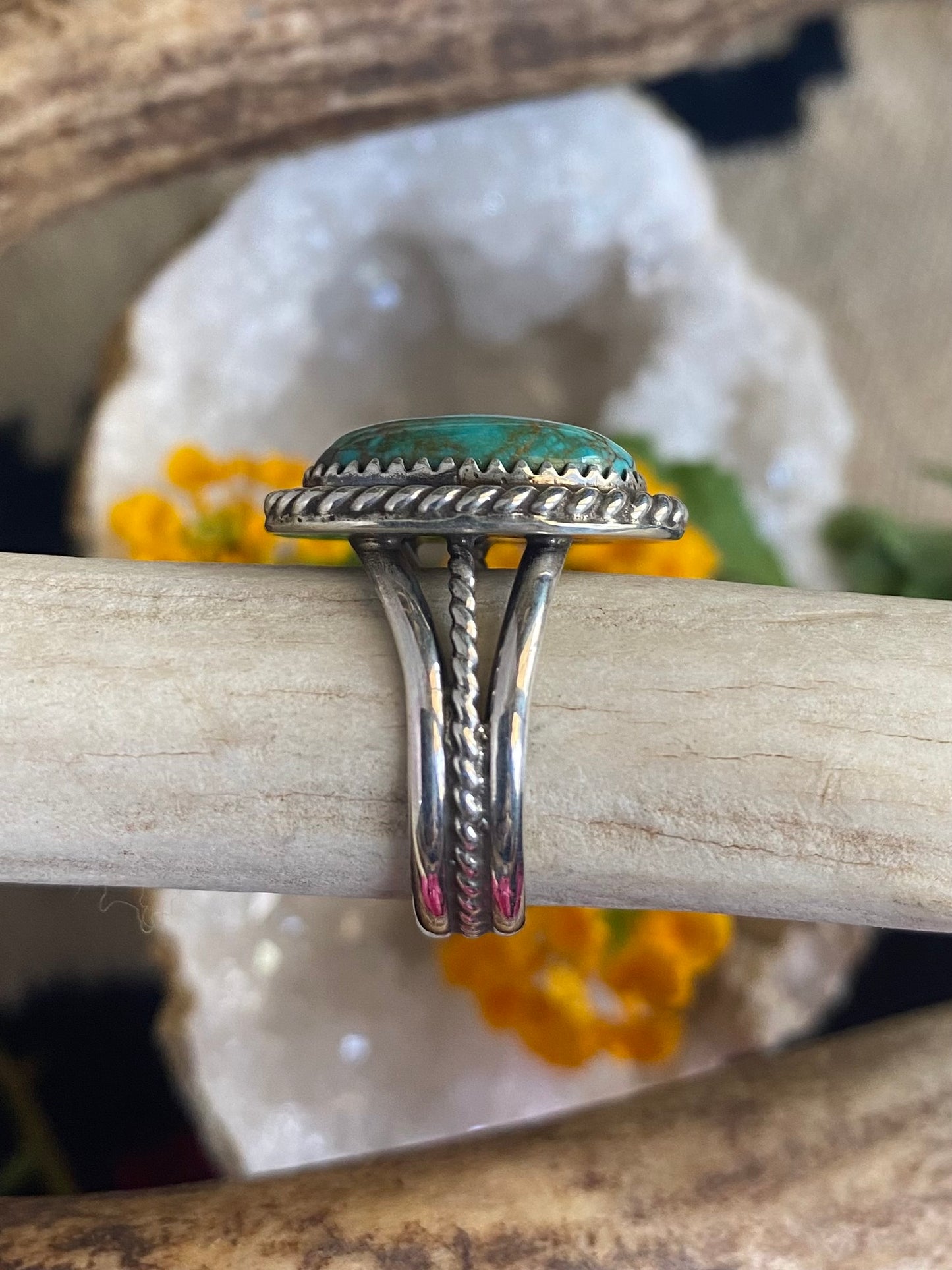 Silver and Turquoise Ring