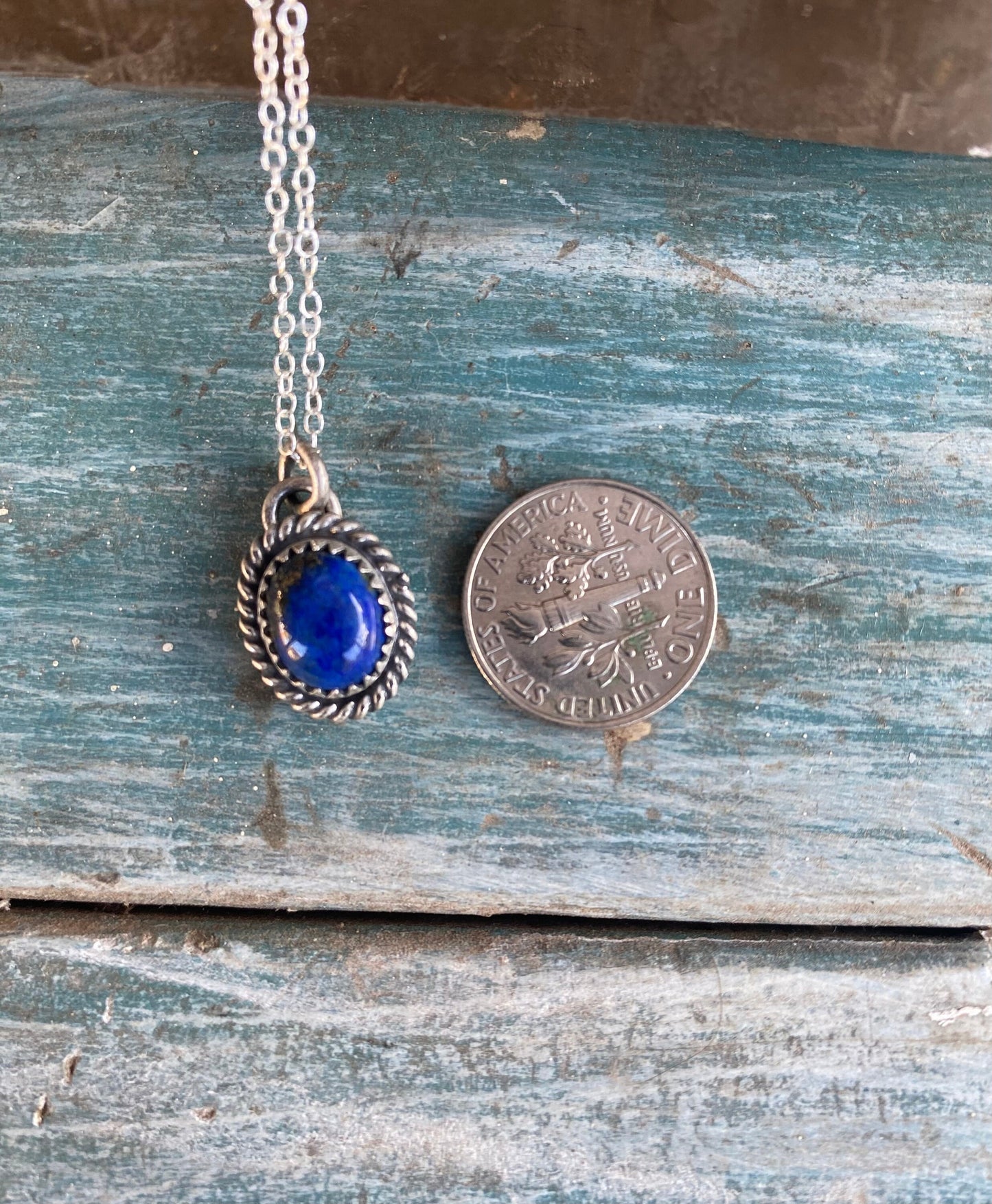 Simple Lapis Necklace